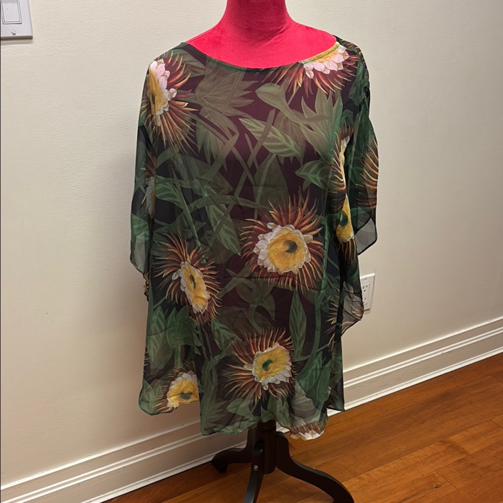 Lenny Niemeyer Vibrant Floral Poncho